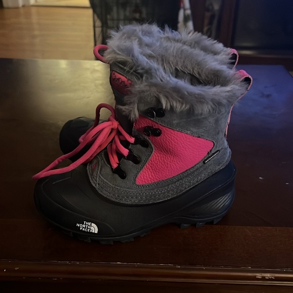 ❄️❄️The North Face Extreme Snow Girls Skiing Boots Grey/Pink - Picture 2 of 6